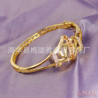 【雅得恒首饰厂欧美时尚图纹花头手镯保色2年亚马逊外贸热销手环饰厂家直销YDH-SZ24】海丰县梅陇雅得恒首饰厂 - 产品库