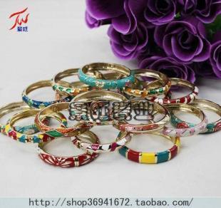 供应景德镇陶瓷手镯 景泰蓝工艺与现代饰品的完美融合